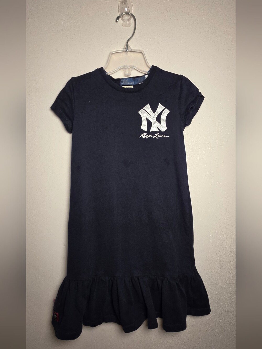 Ralph Lauren New York Yankees Navy Dress with White Logo